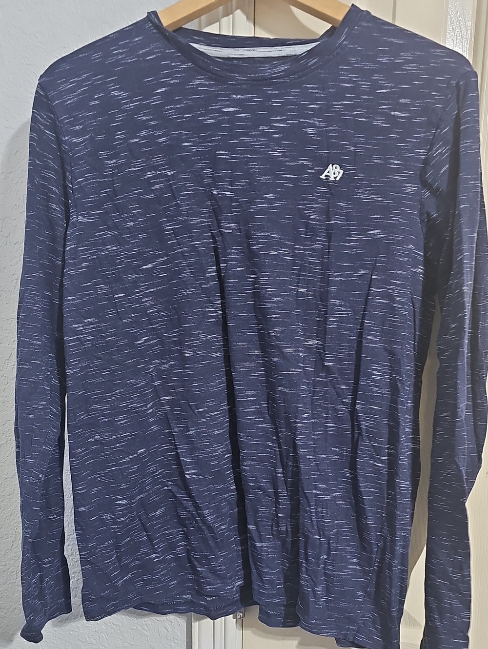 Aeropostale Navy Heather Long Sleeve Tee